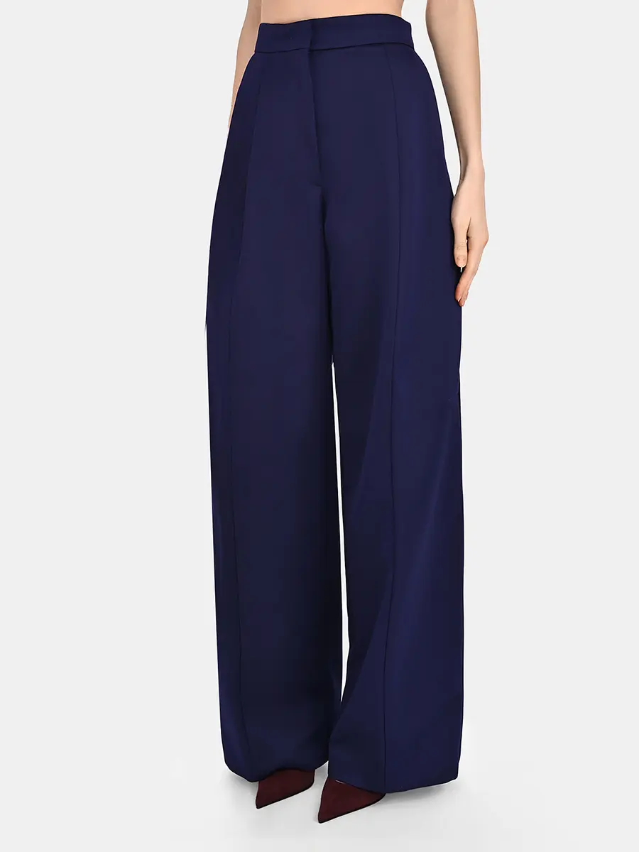 Брюки однотонные