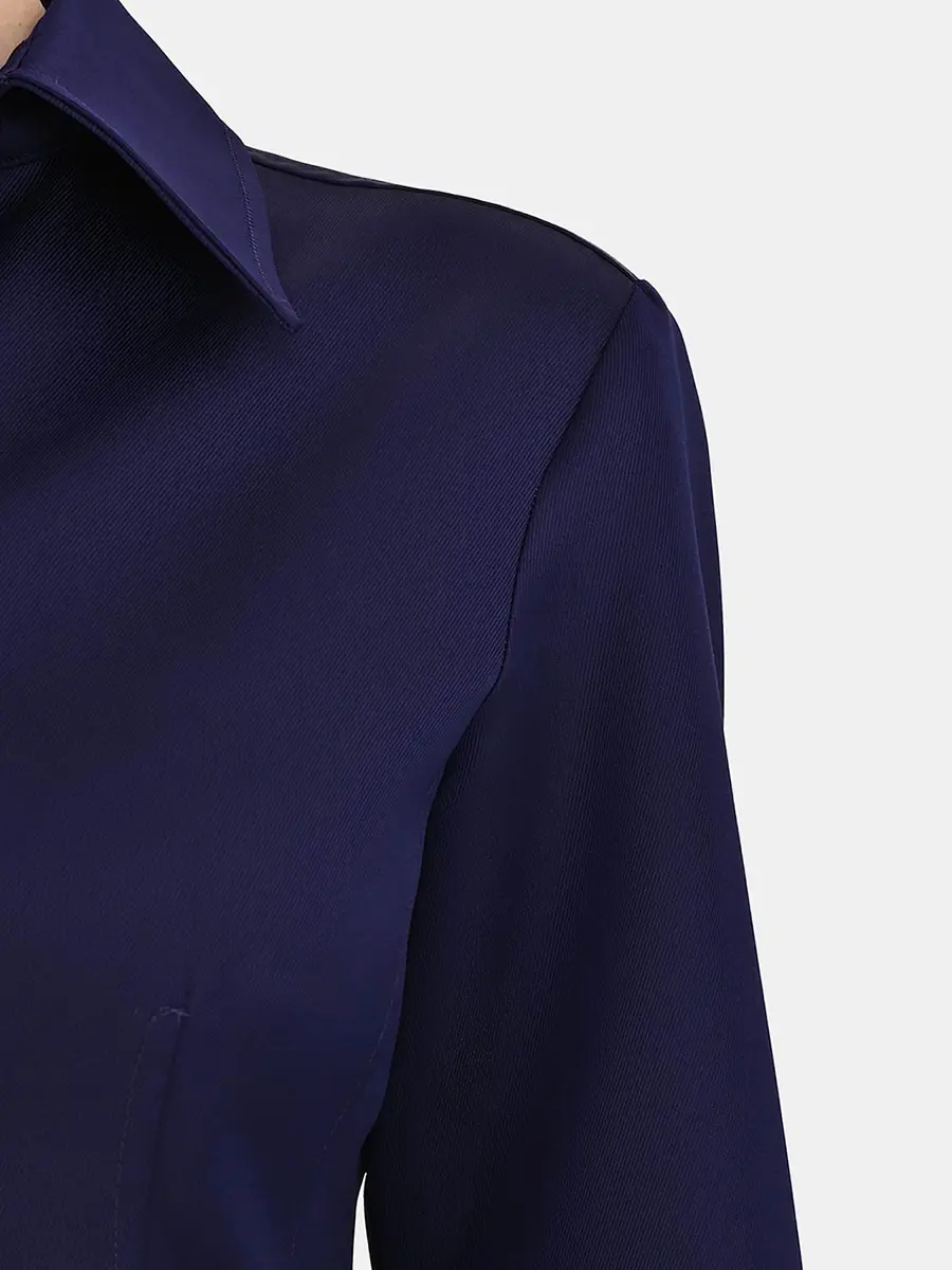 Блуза однотонная