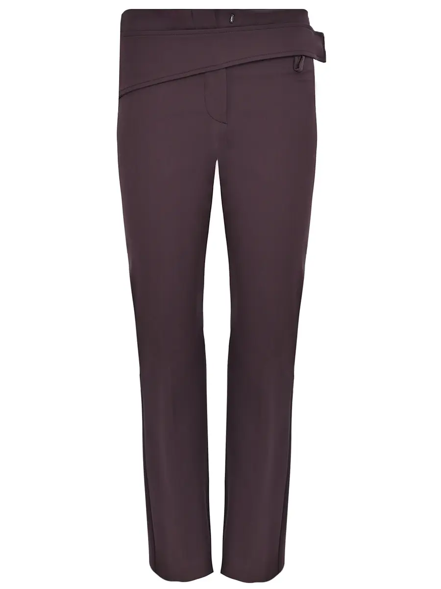 Брюки однотонные