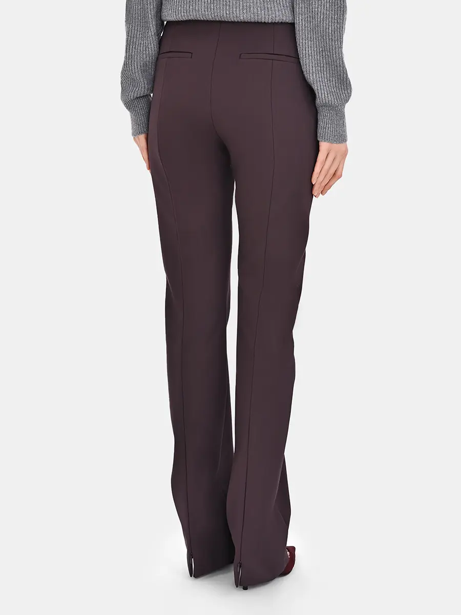 Брюки однотонные