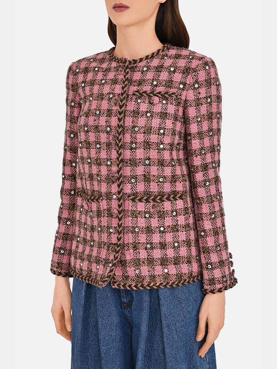 Жакет в клетку