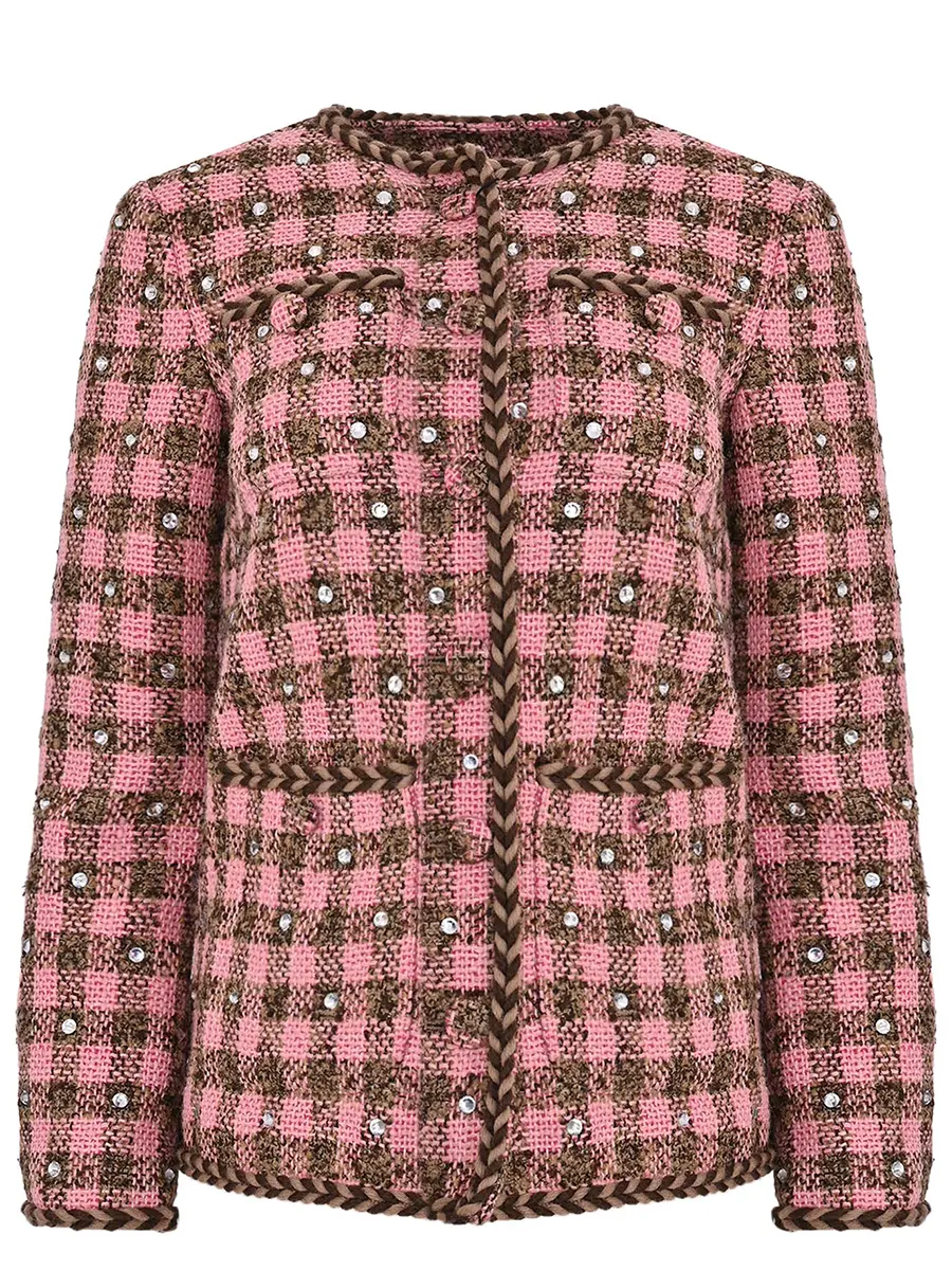 Жакет в клетку