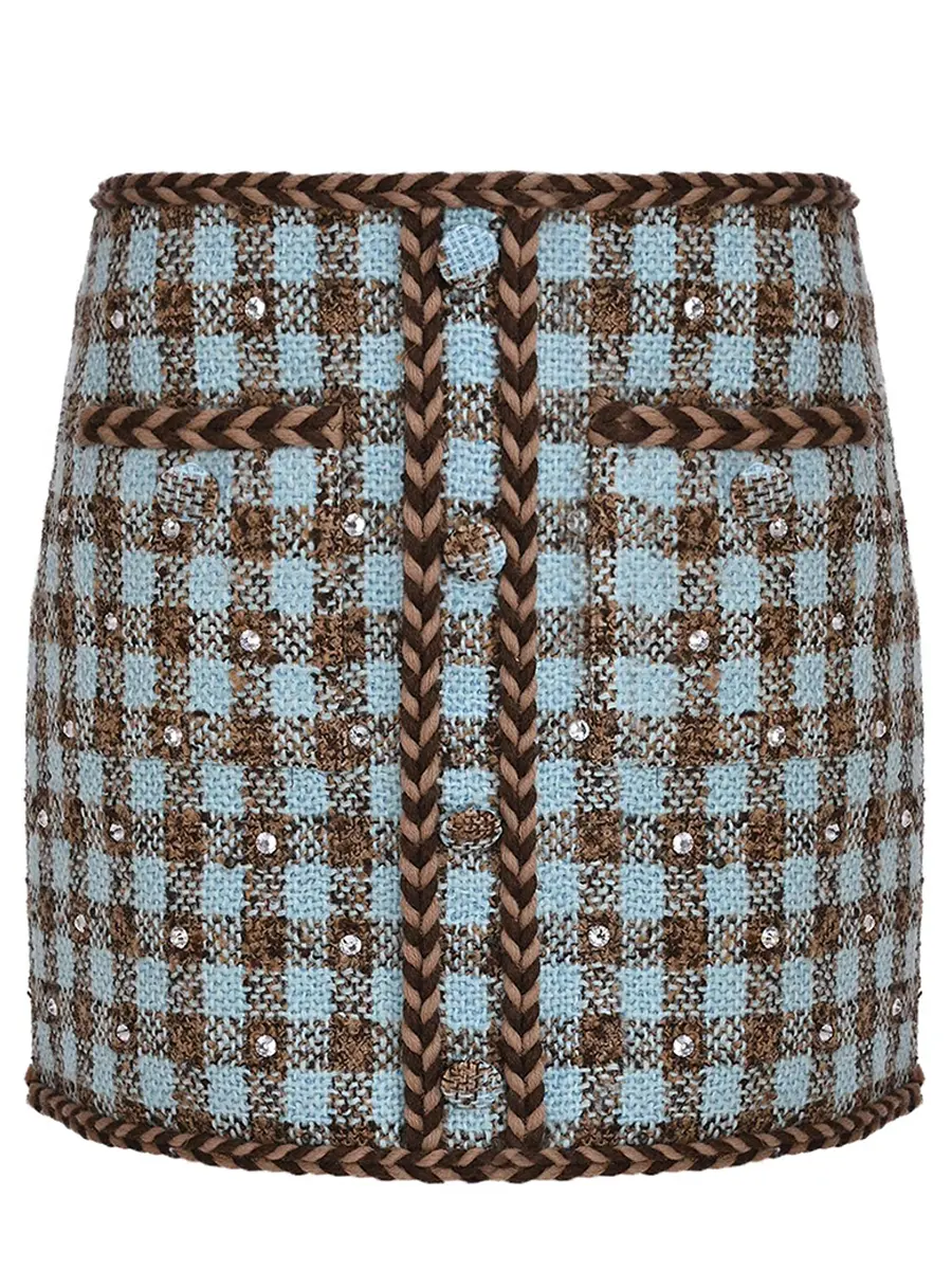 Юбка в клетку