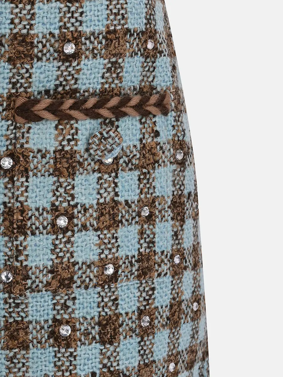 Юбка в клетку