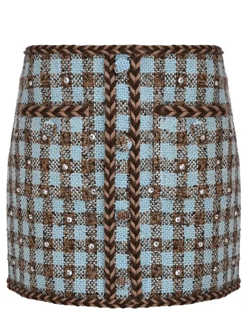 Юбка в клетку GIUSEPPE DI MORABITO