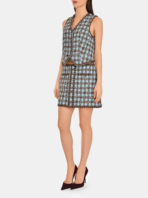 Юбка в клетку GIUSEPPE DI MORABITO