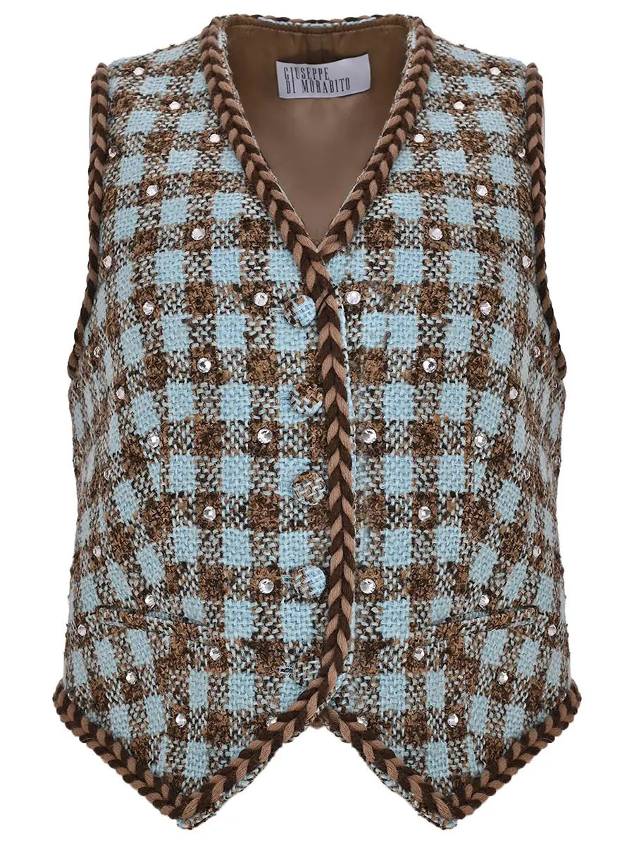 Жилет в клетку