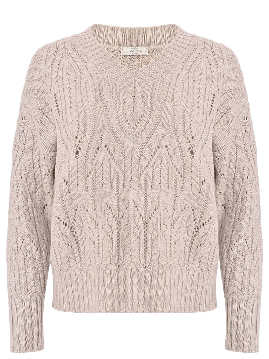 Пуловер однотонный