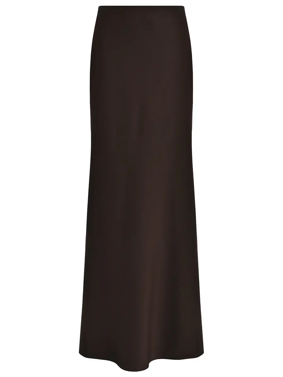 Юбка однотонная