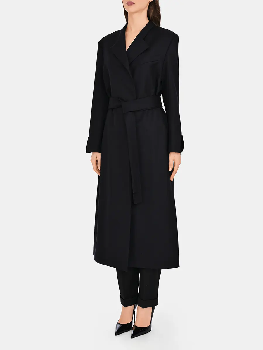 Пальто шерстяное