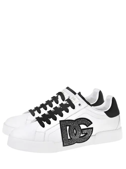 Кеды кожаные DOLCE & GABBANA