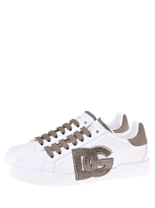 Кеды кожаные DOLCE & GABBANA