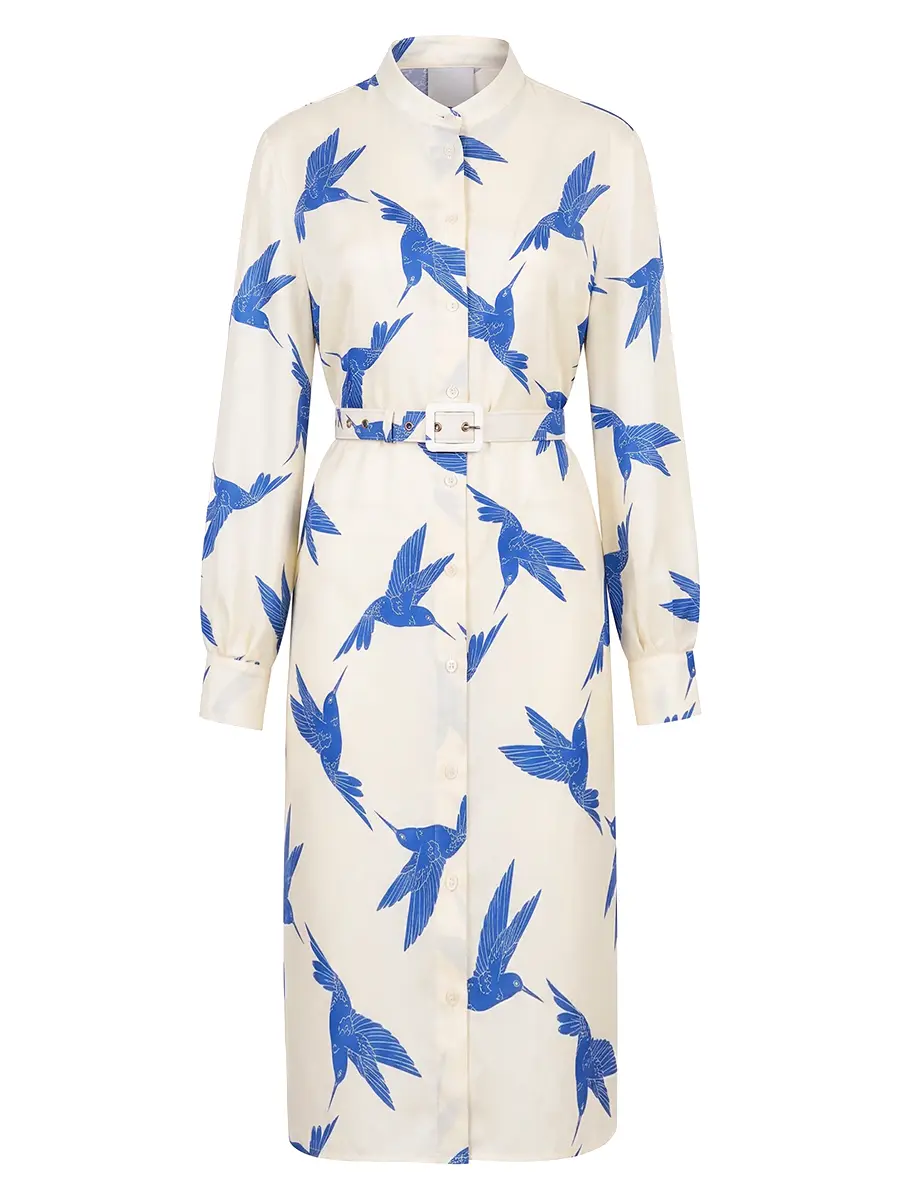 Платье шелковое