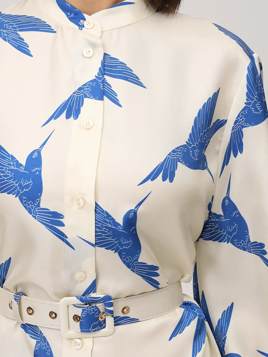 Платье шелковое