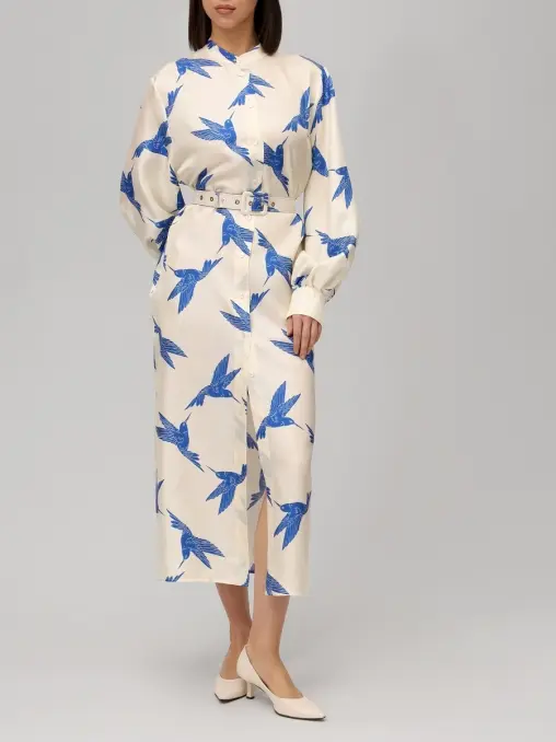 Платье шелковое OLOLOL