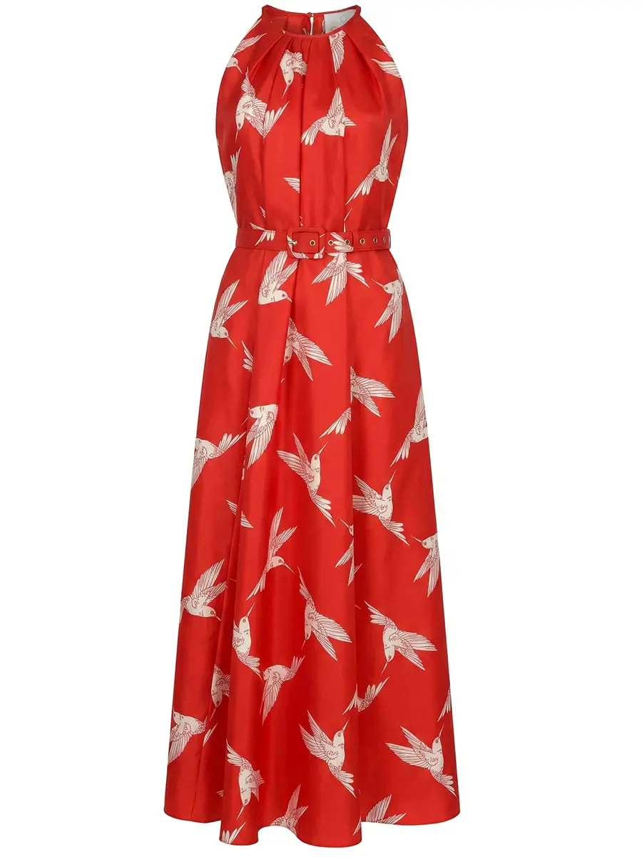 Платье шелковое