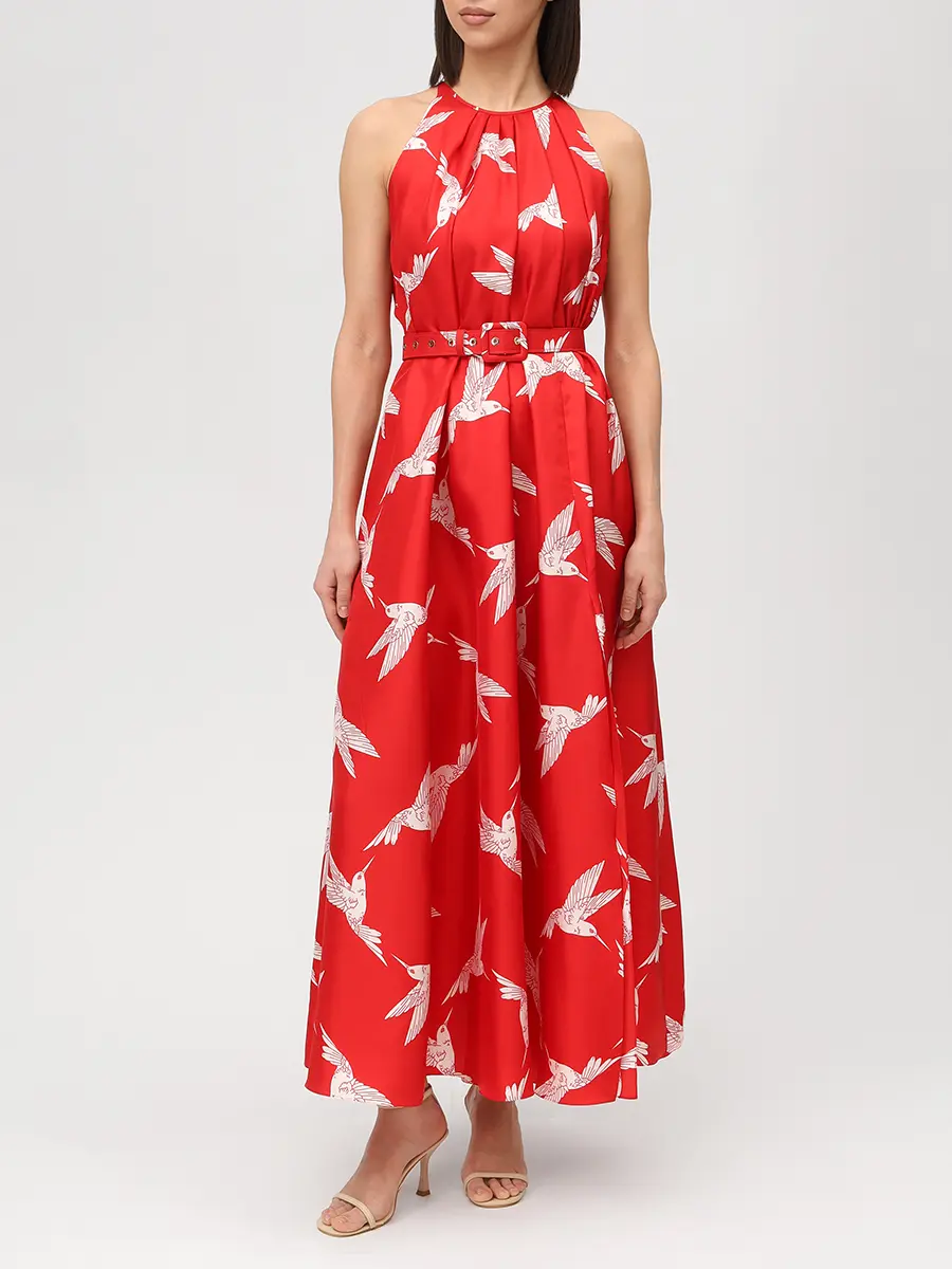 Платье шелковое