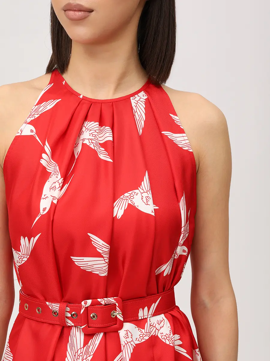 Платье шелковое