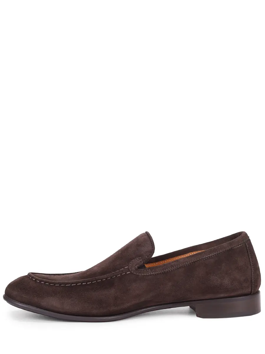 Лоферы замшевые