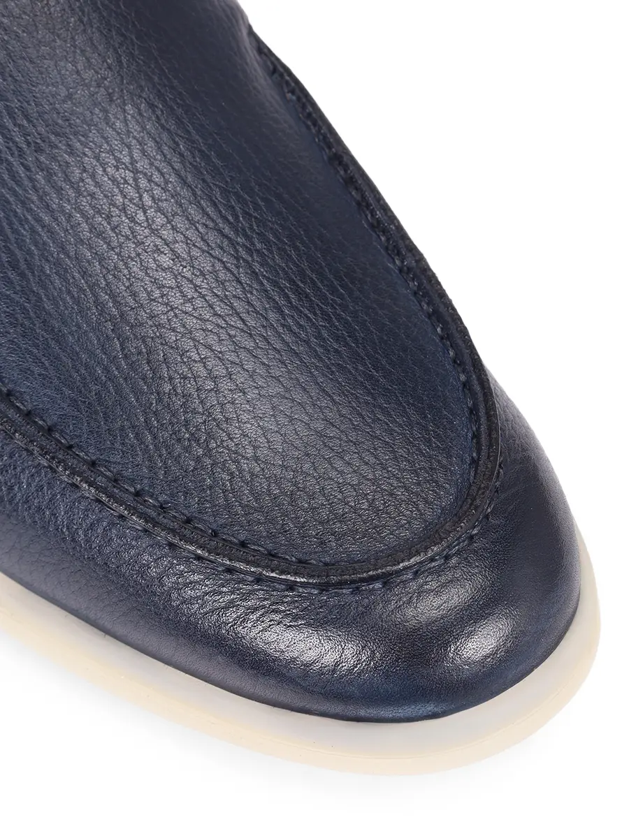 Лоферы кожаные