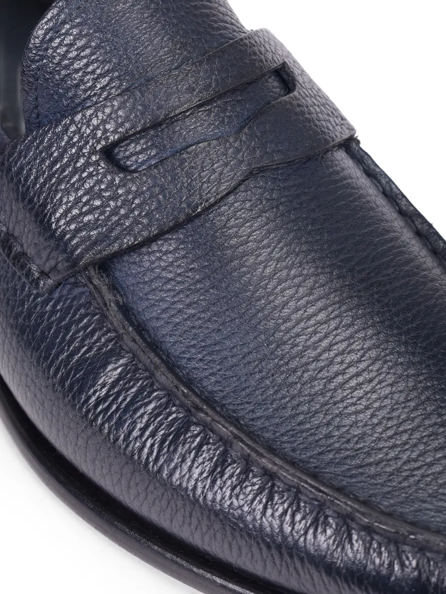 Лоферы кожаные