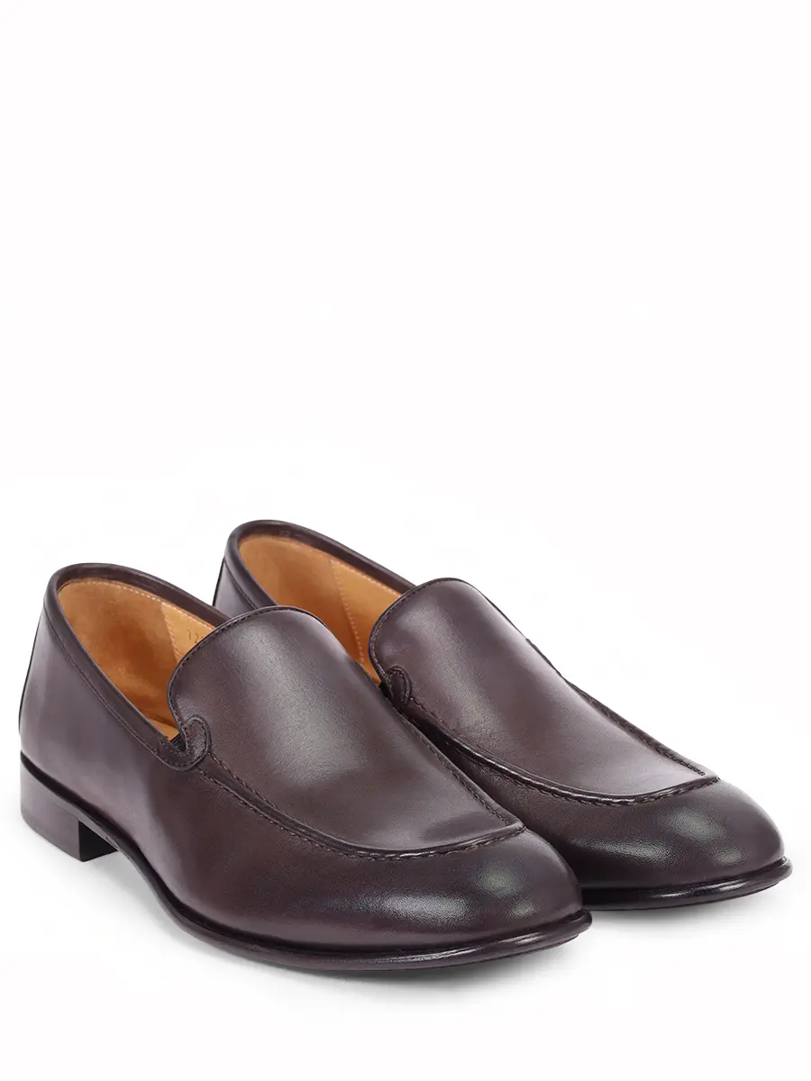 Лоферы кожаные