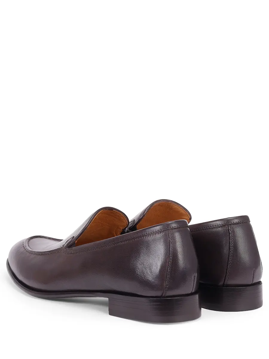 Лоферы кожаные