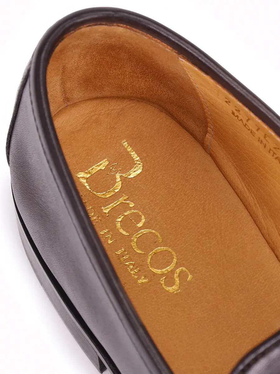 Лоферы кожаные