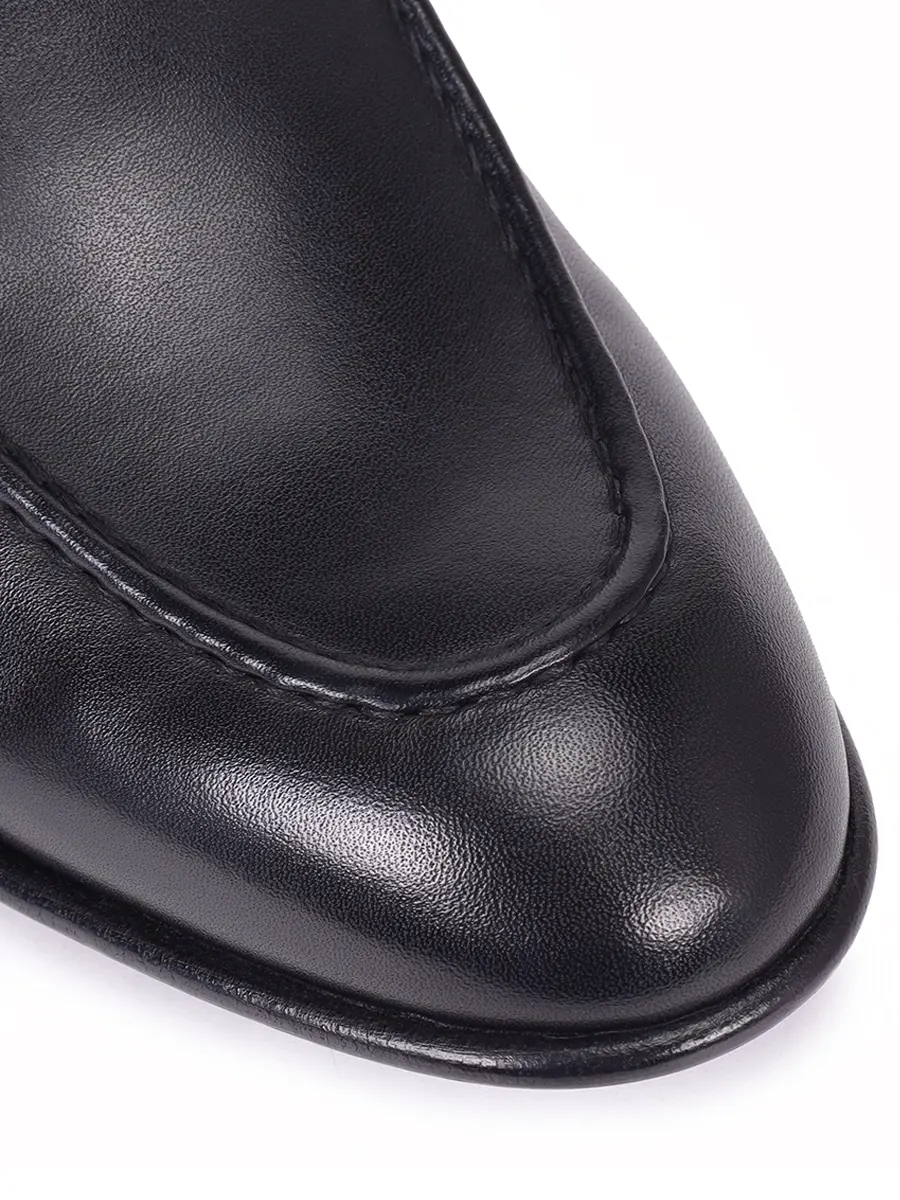 Лоферы кожаные