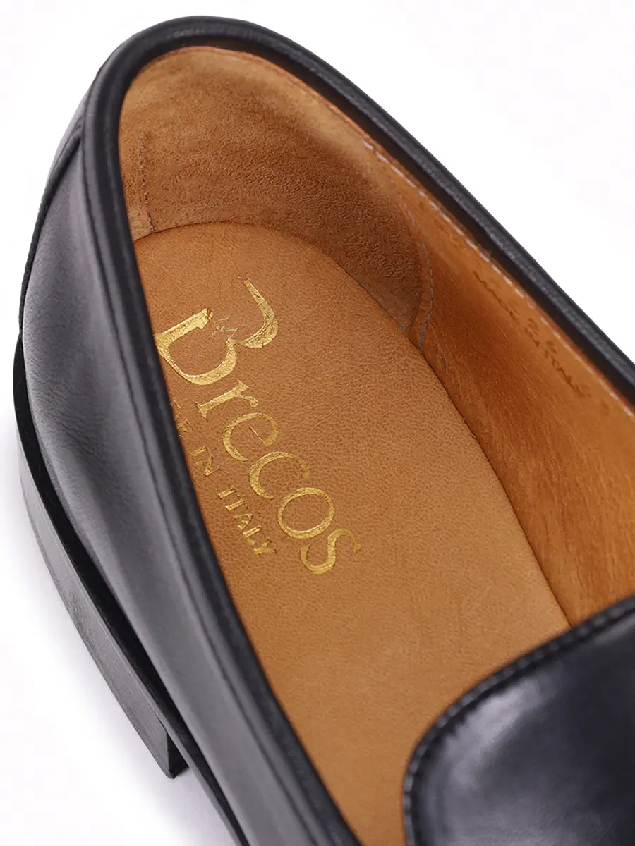 Лоферы кожаные