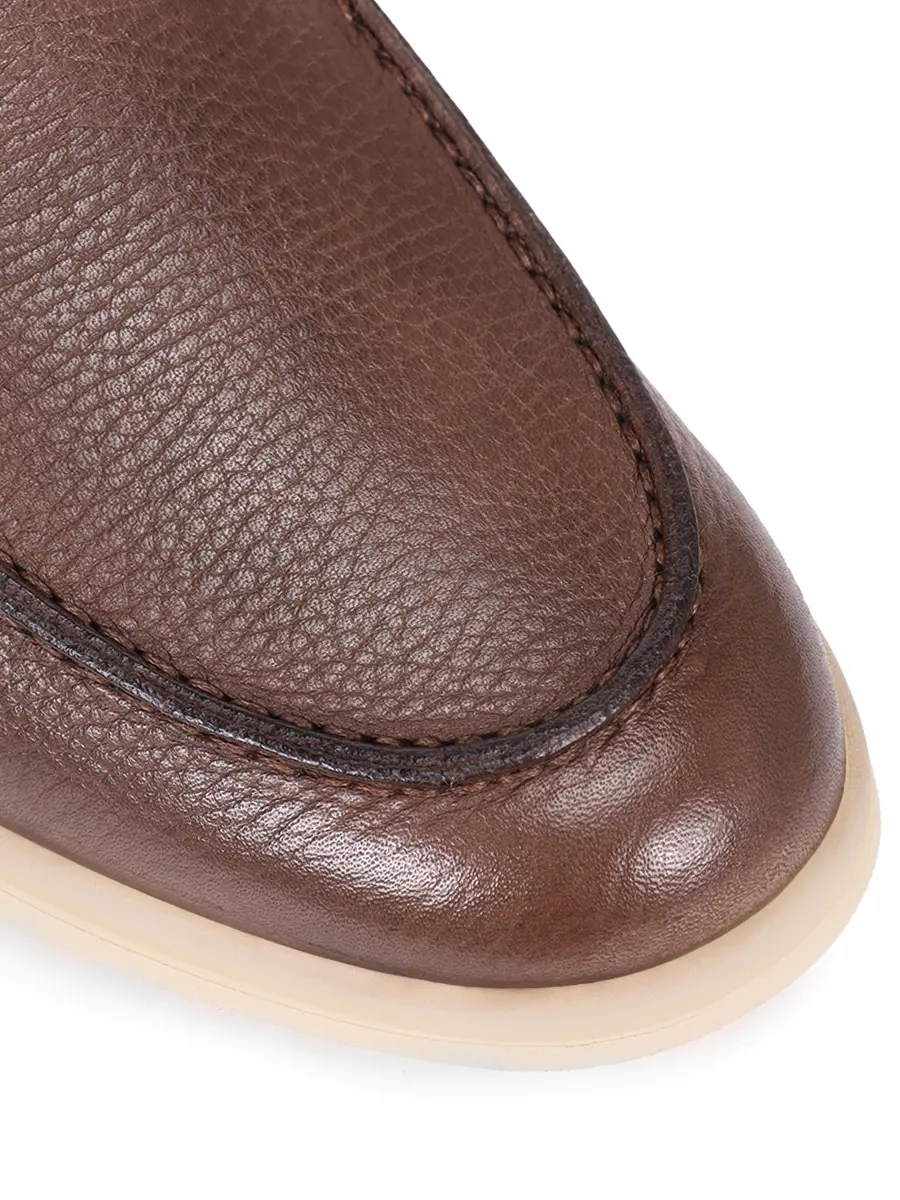 Лоферы кожаные