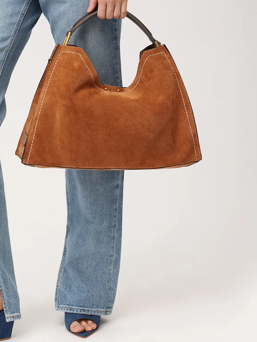 Сумка замшевая