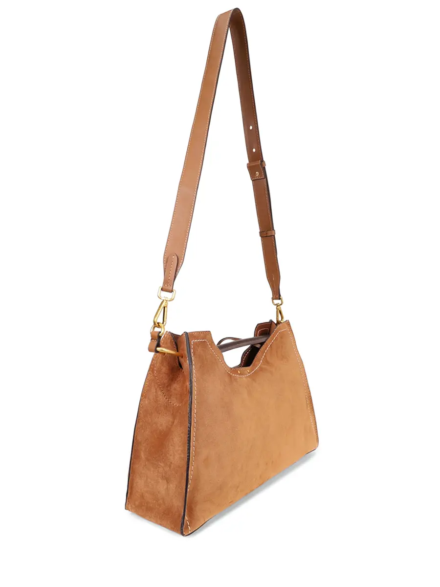 Сумка замшевая