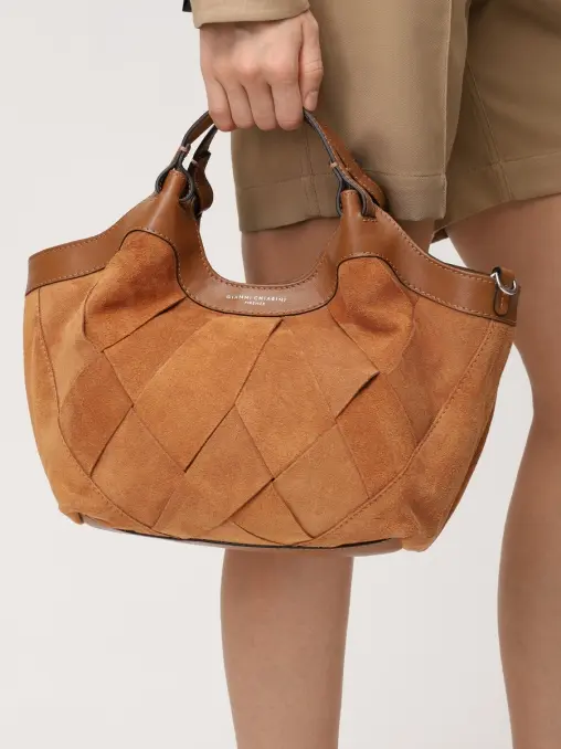 Сумка замшевая GIANNI CHIARINI