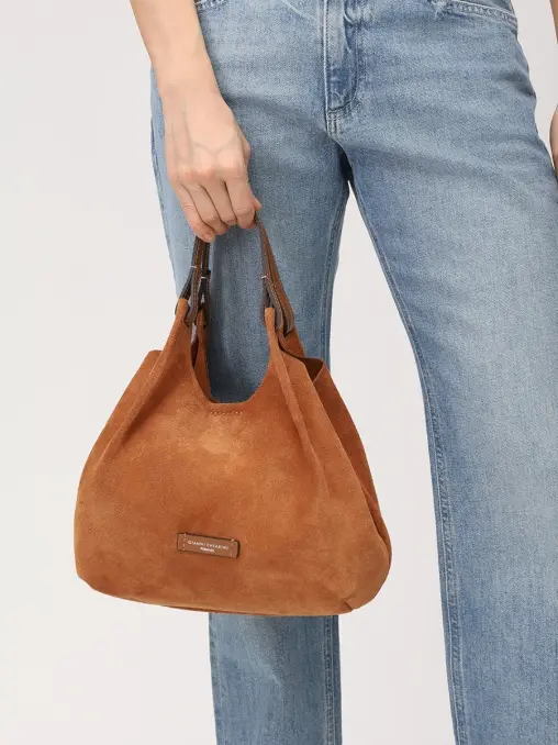 Сумка замшевая GIANNI CHIARINI