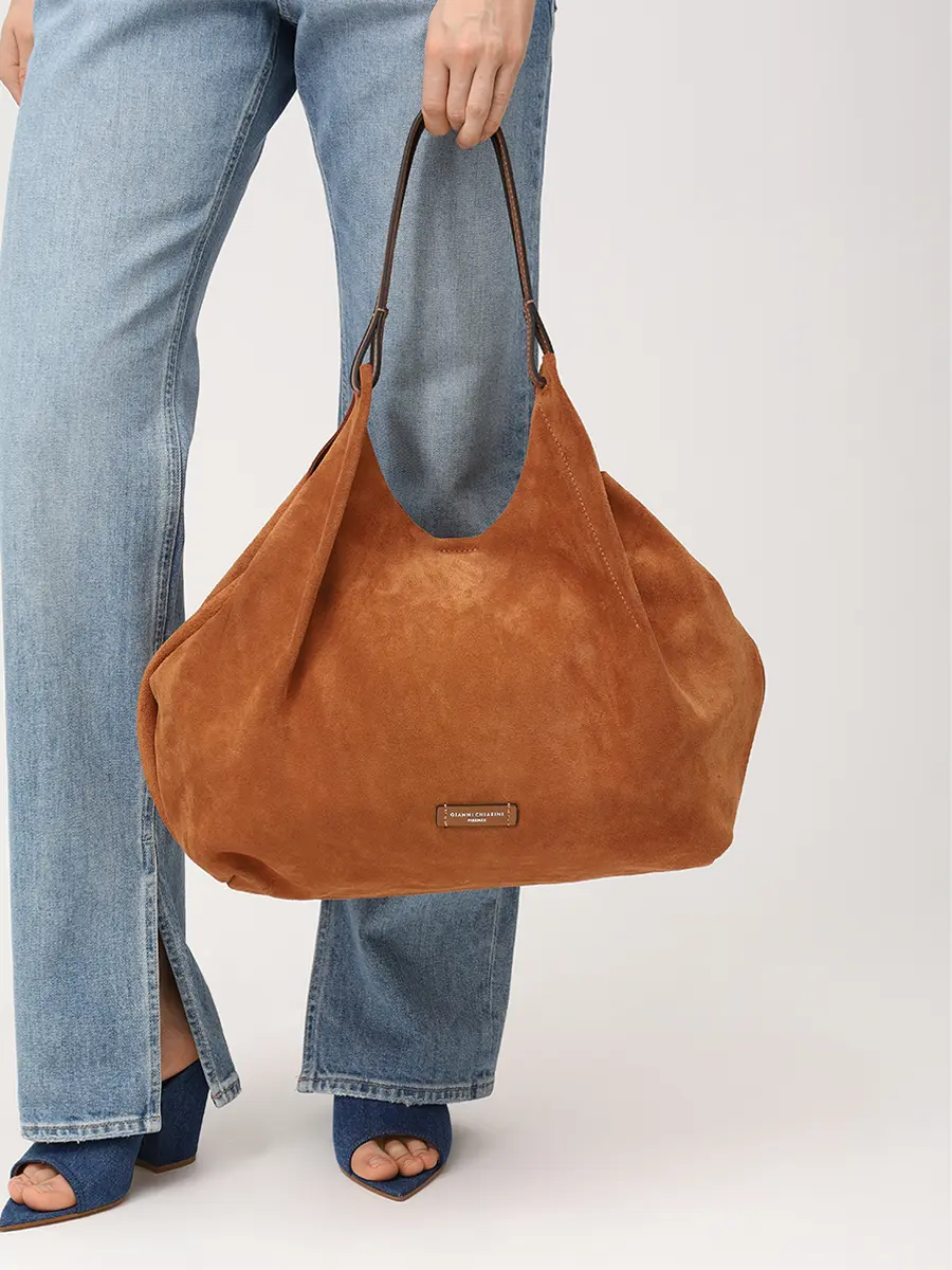 Сумка замшевая