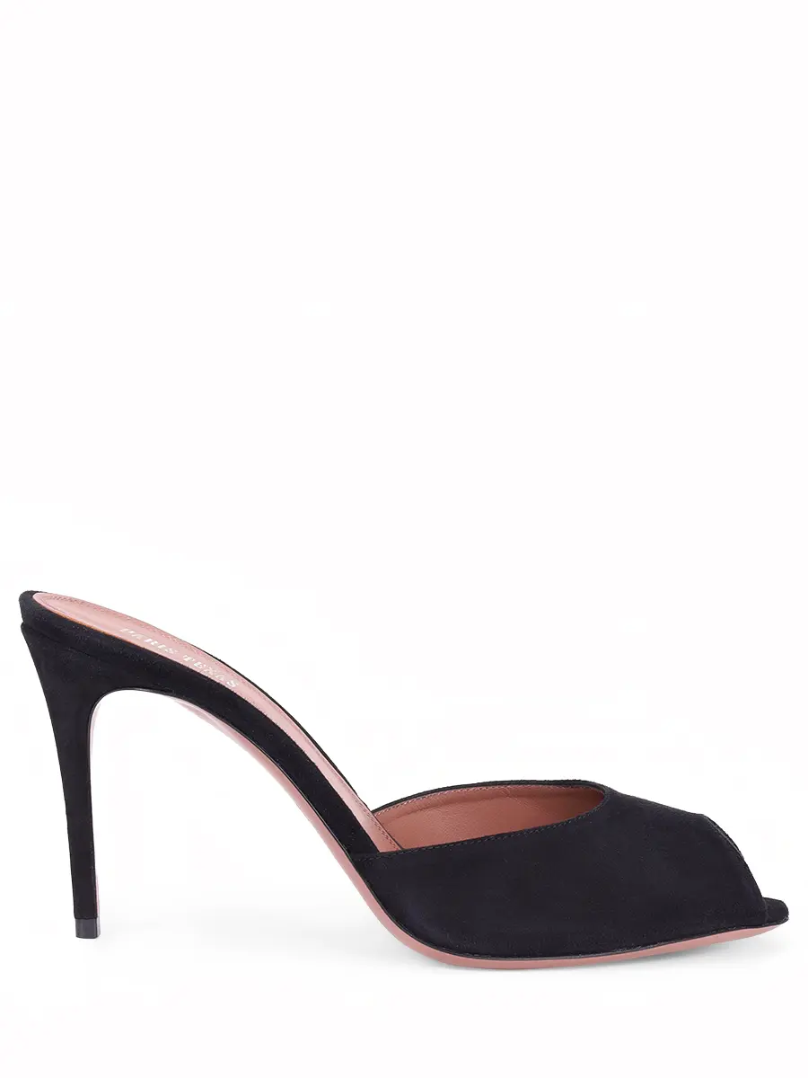 Мюли замшевые