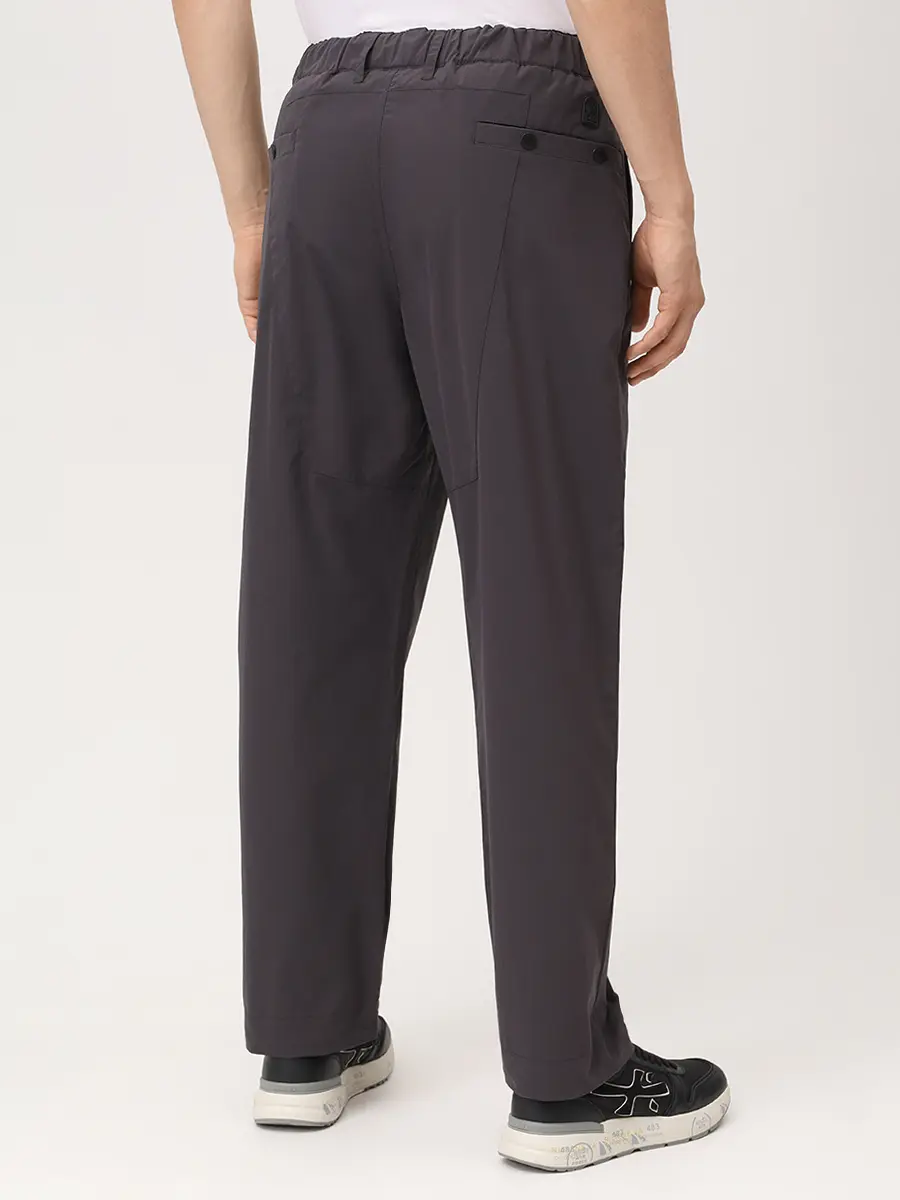 Брюки однотонные