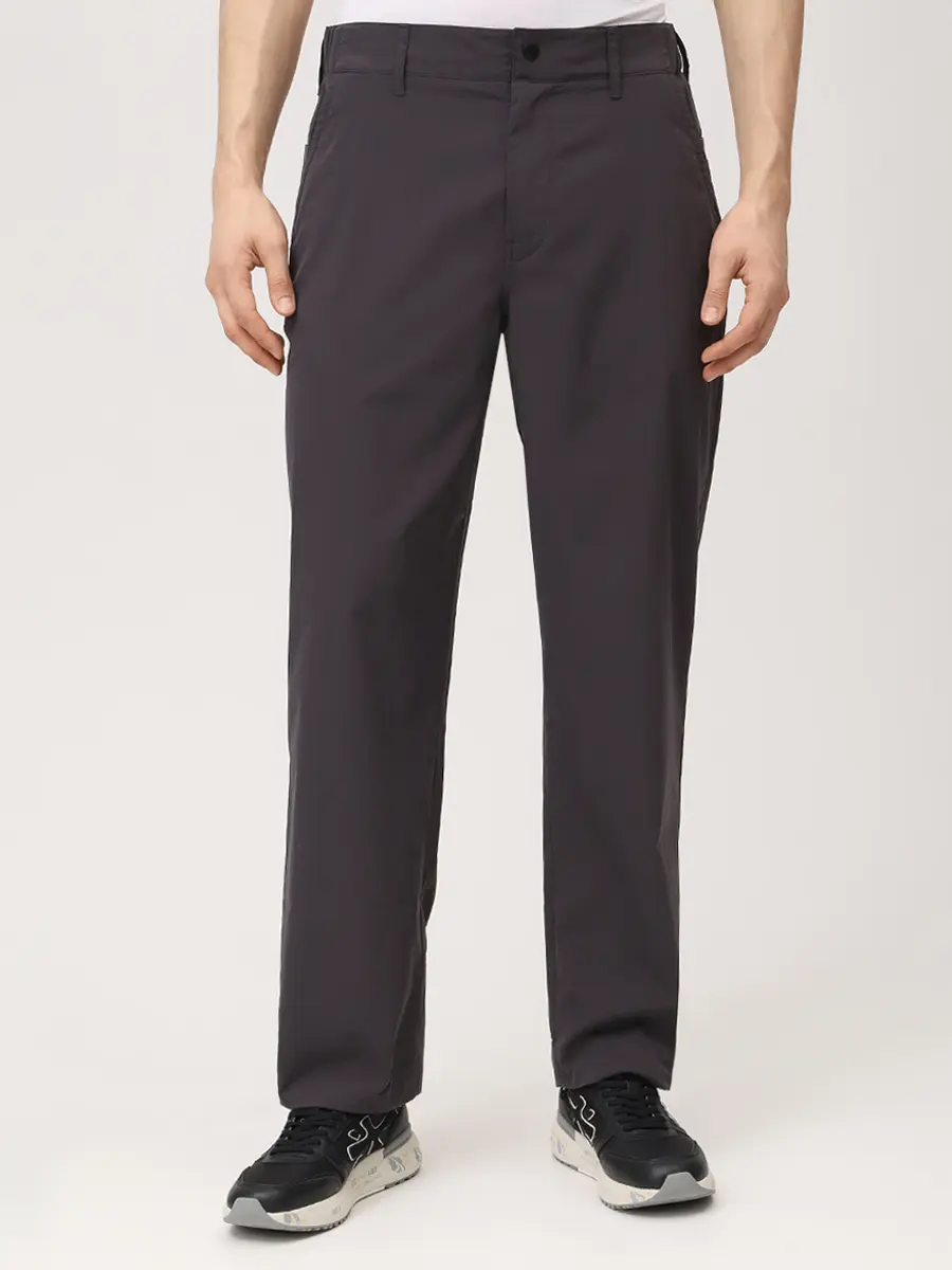 Брюки однотонные