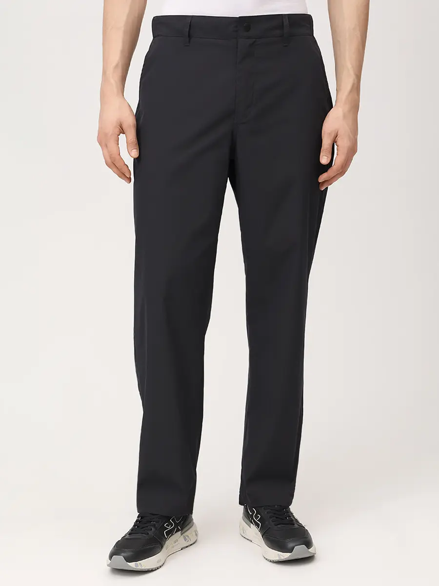 Брюки однотонные