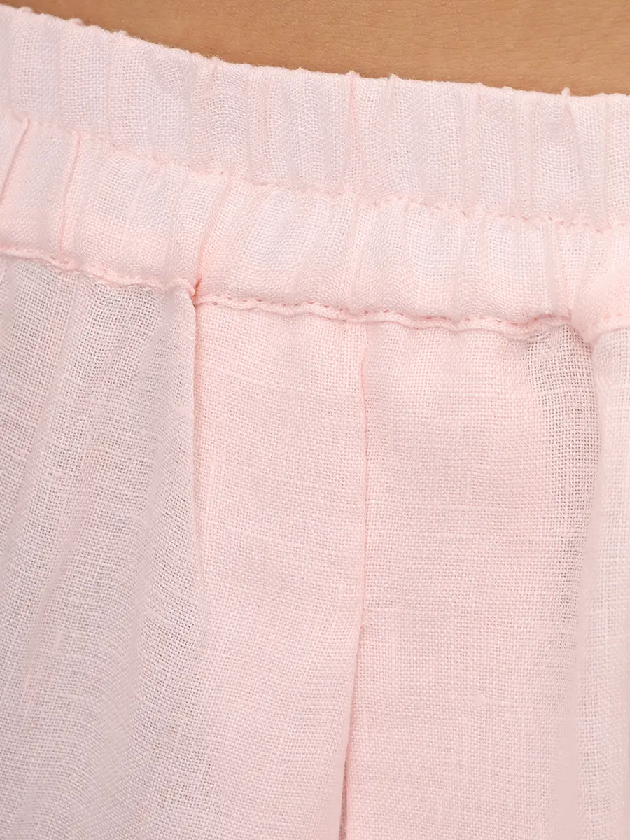 Шорты льняные