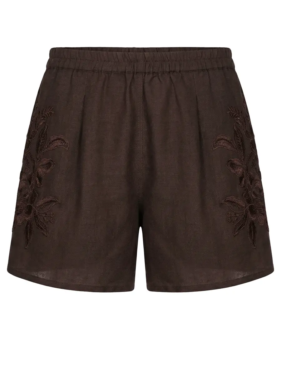 Шорты льняные