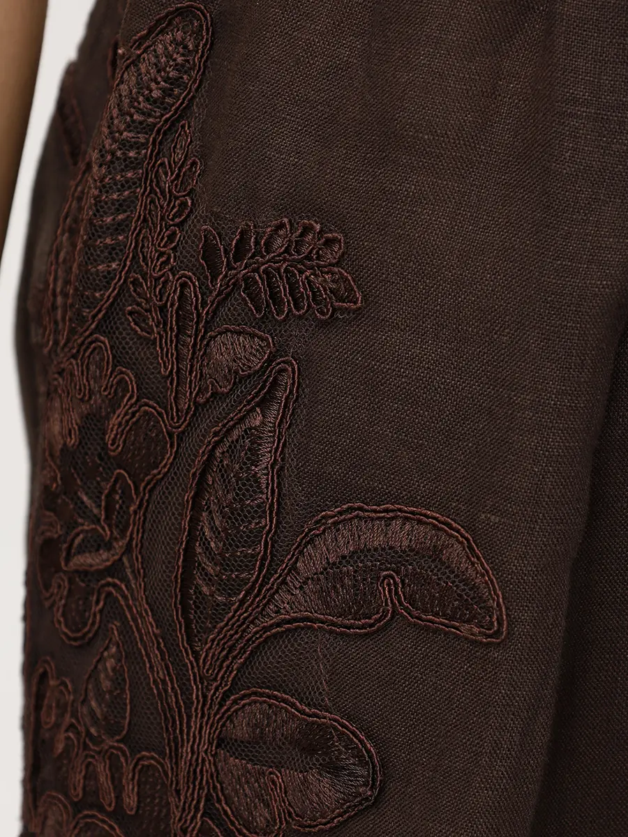 Шорты льняные