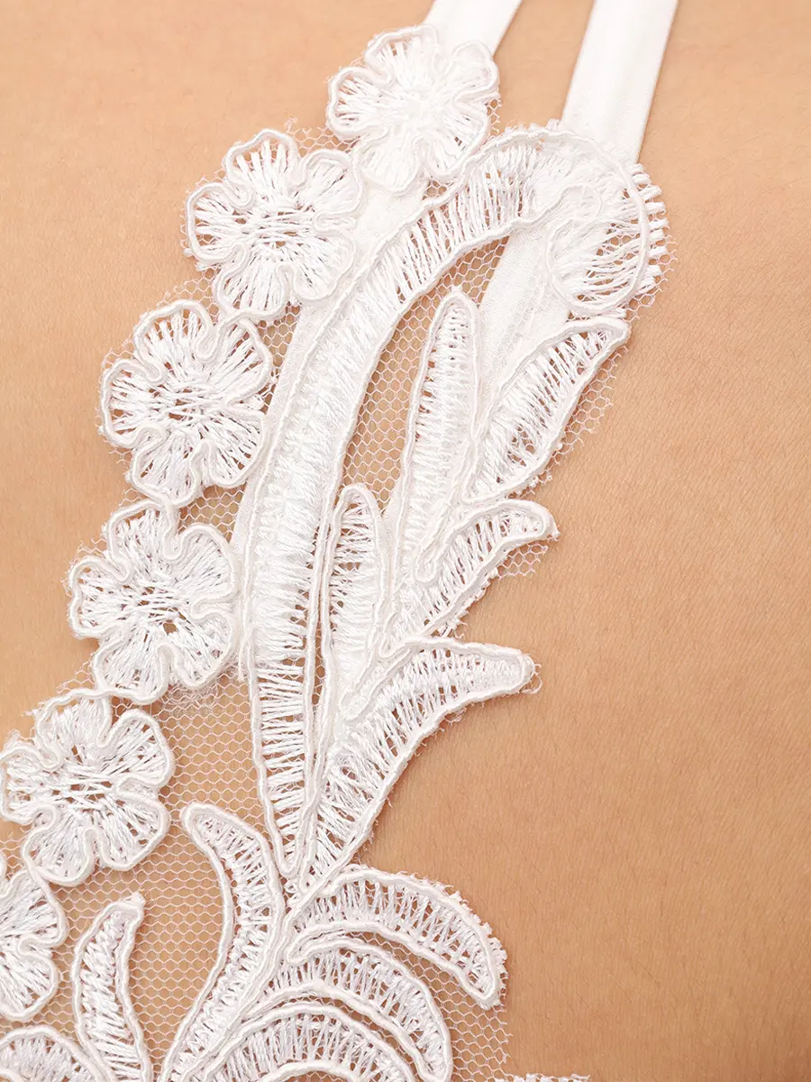 Платье из шелка и льна