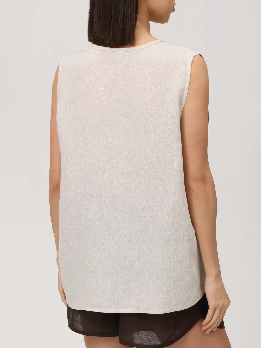 Топ льняной