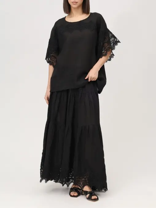 Блуза льняная MAURIZIO