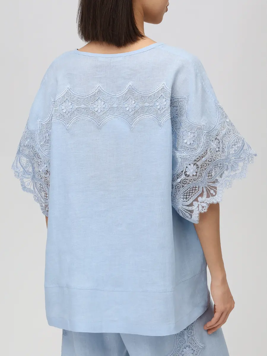 Блуза льняная