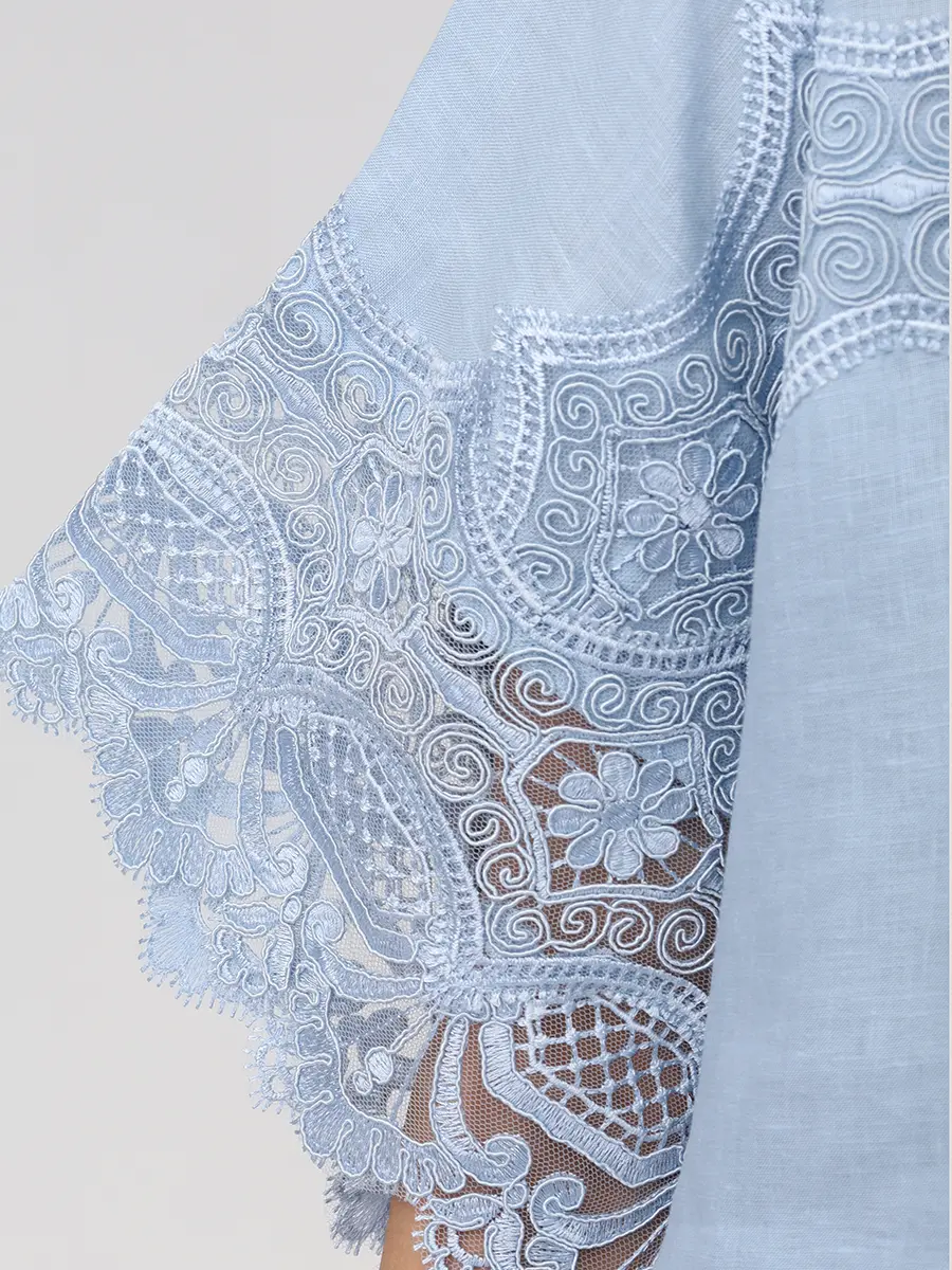 Блуза льняная