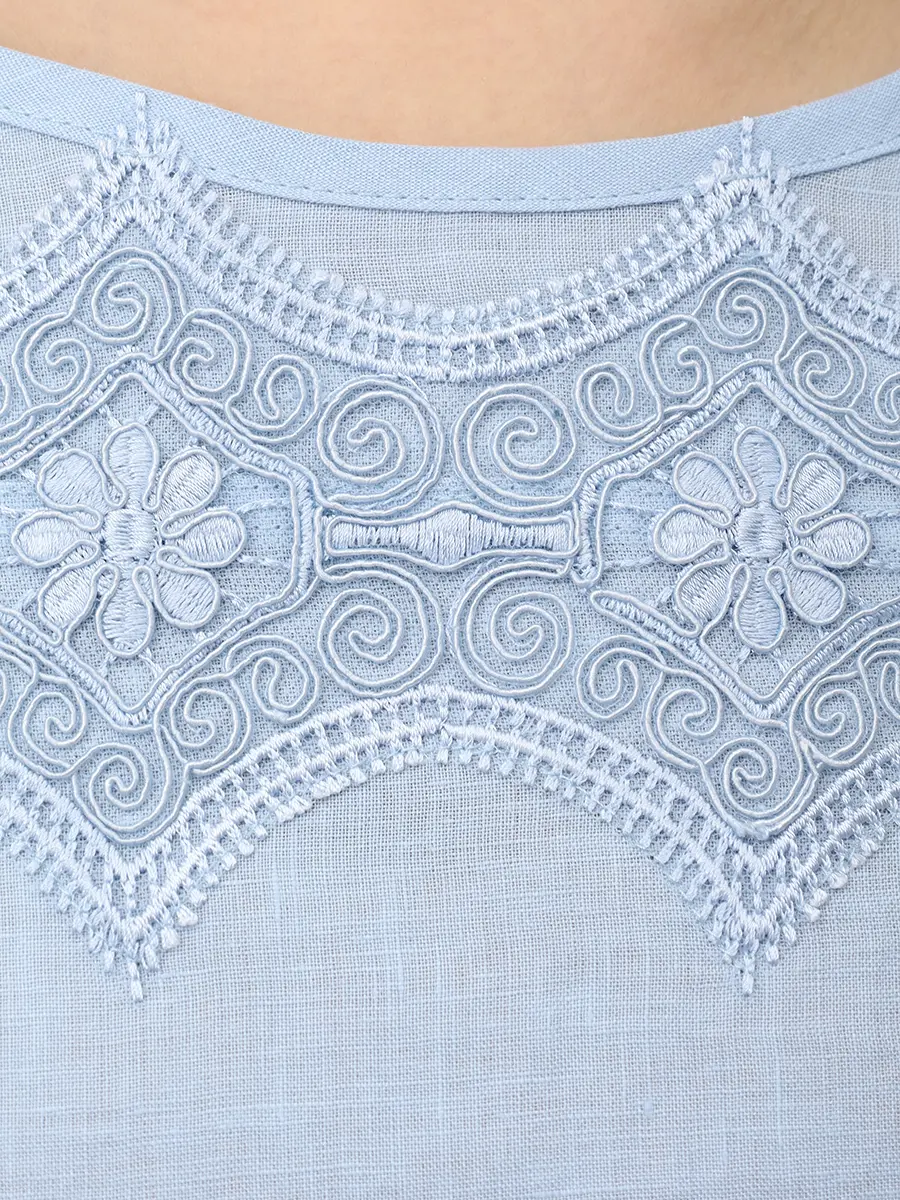 Блуза льняная