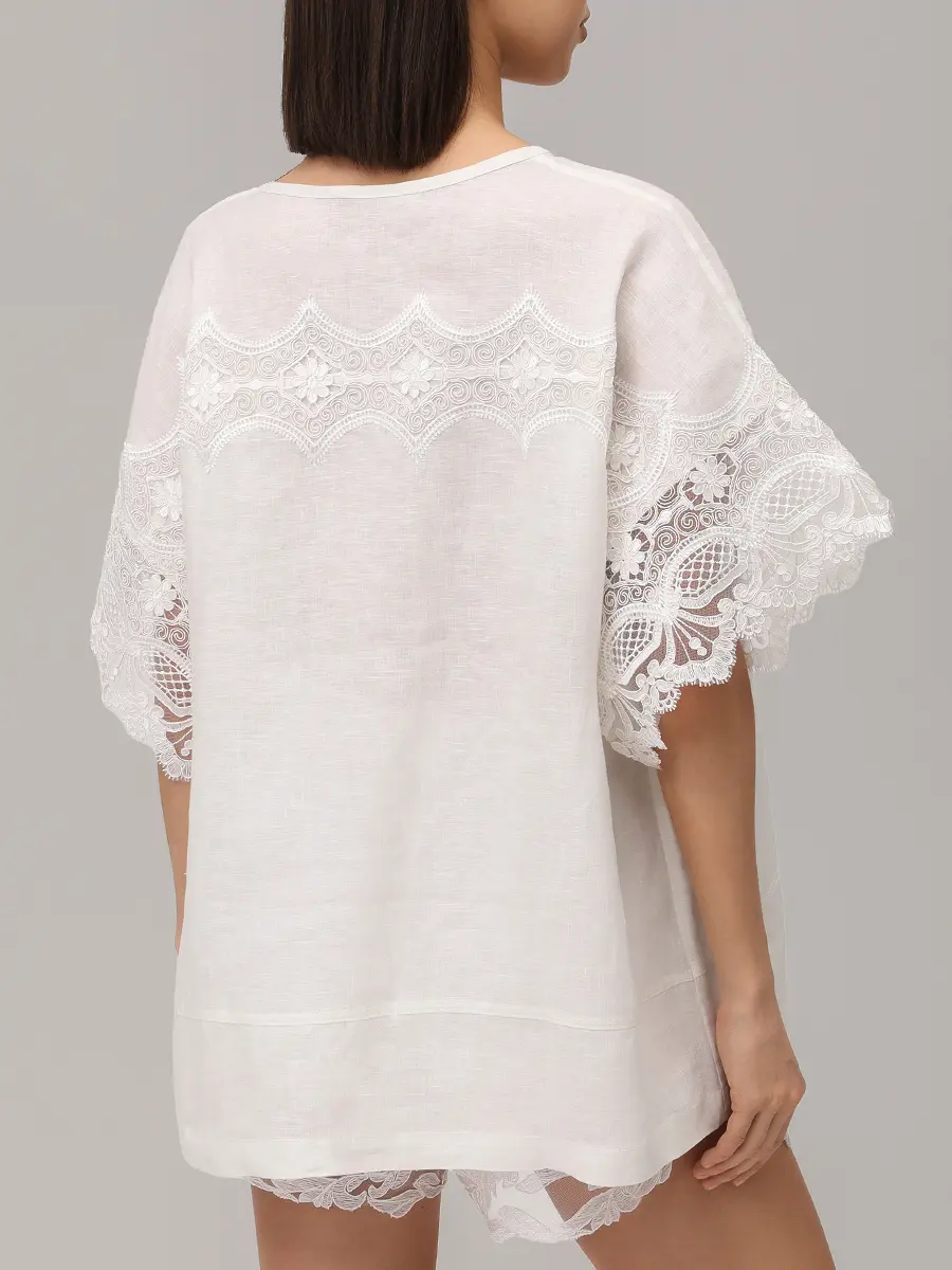 Блуза льняная